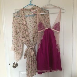 Victoria’s Secret 2piece Robe & Slip